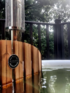 Photo of the hot tub at holiday lodge